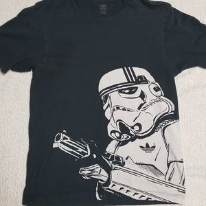Adidas size small star wars storm trooper t shirt